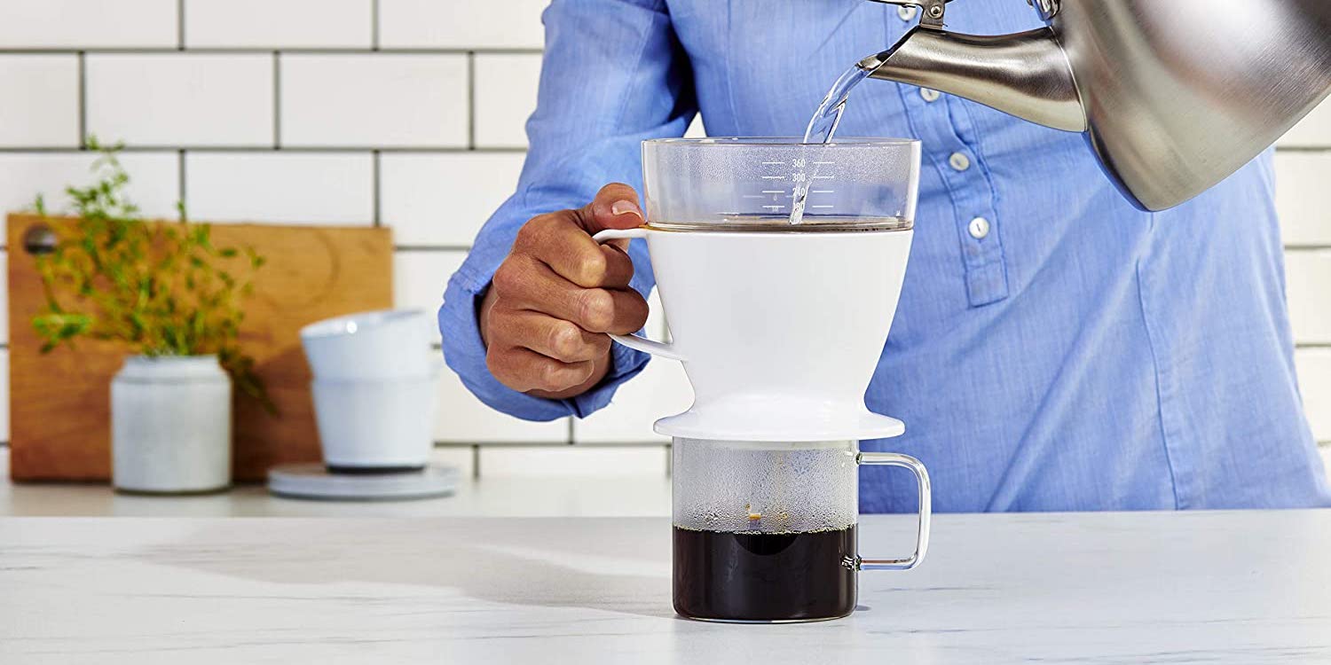 Amazon 2022 low hits OXO's pourover coffee maker at 14, plus