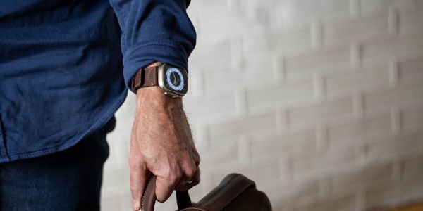 Ultra Leather Strap from Pad Quill Apple Watch