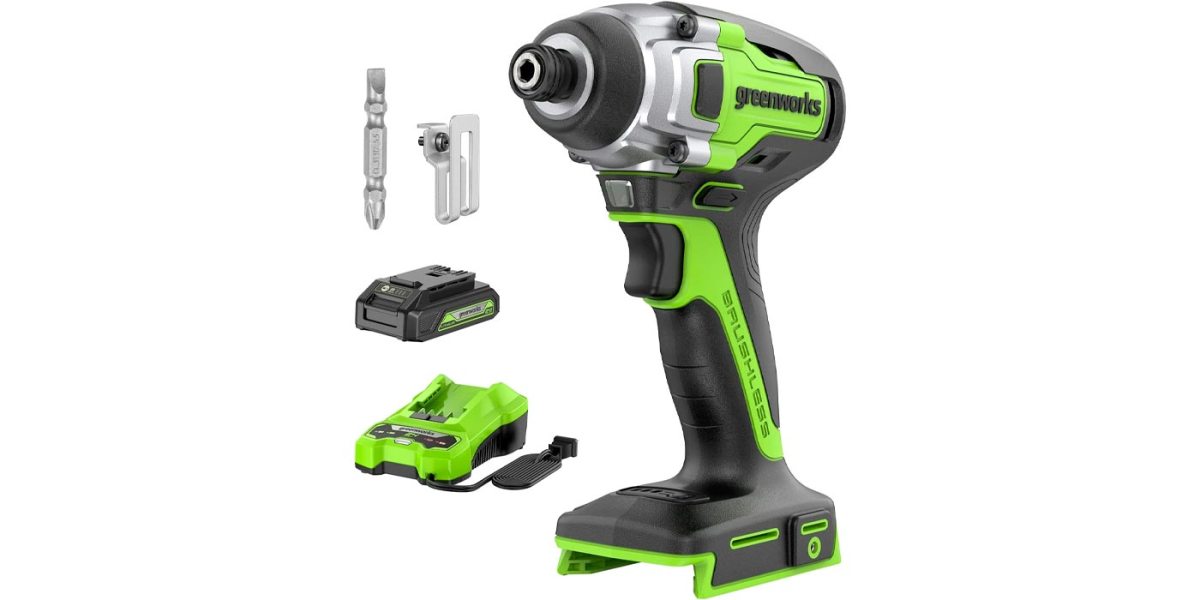 Greenworks 24V 1/4-inch impact driver comes within $1 of all-time low ...