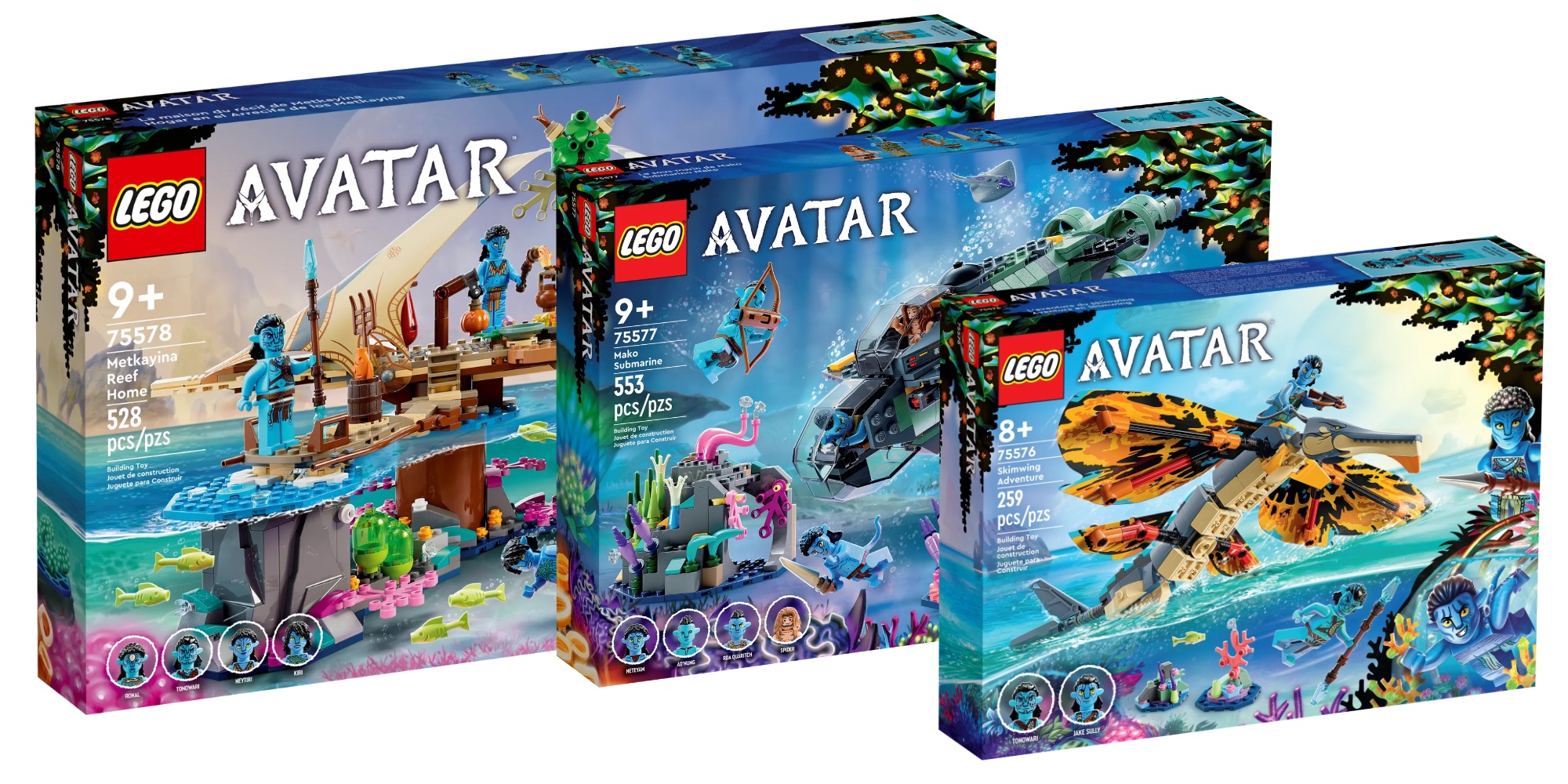 A quintet of new Avatar sets from The Way of Water revealed on LEGOcom  News  The Brothers Brick  The Brothers Brick