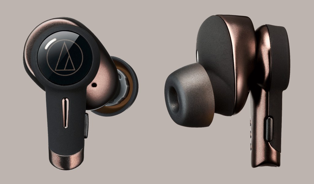 Audio-Technica ATH-TWX9 Wireless Earbuds-review close