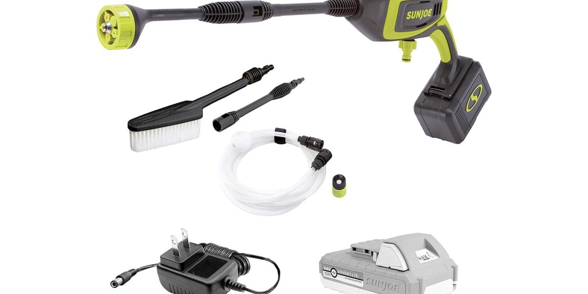 Sun Joe 24V Cordless Power Cleaner Kit, Accessories, 2.0-Ah