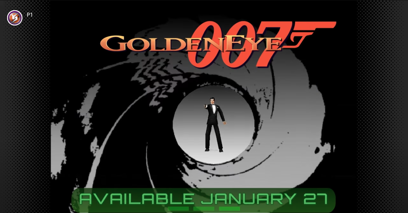 GoldenEye 007 Remastered Hits Nintendo Switch Online January 27th
