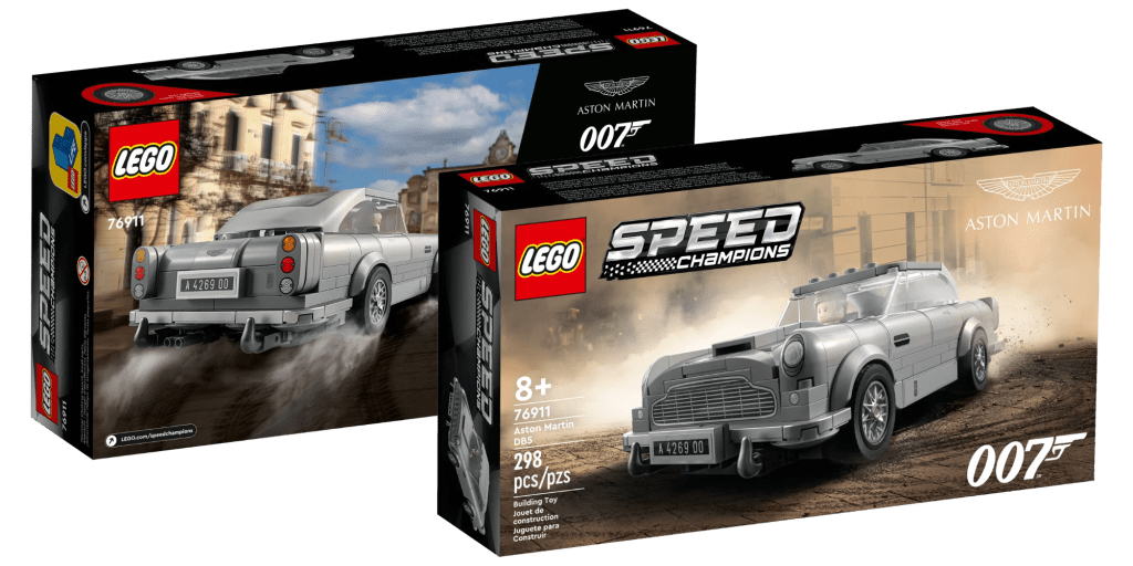 I added the miniguns in the Lego Aston Martin DB5 from No Time To