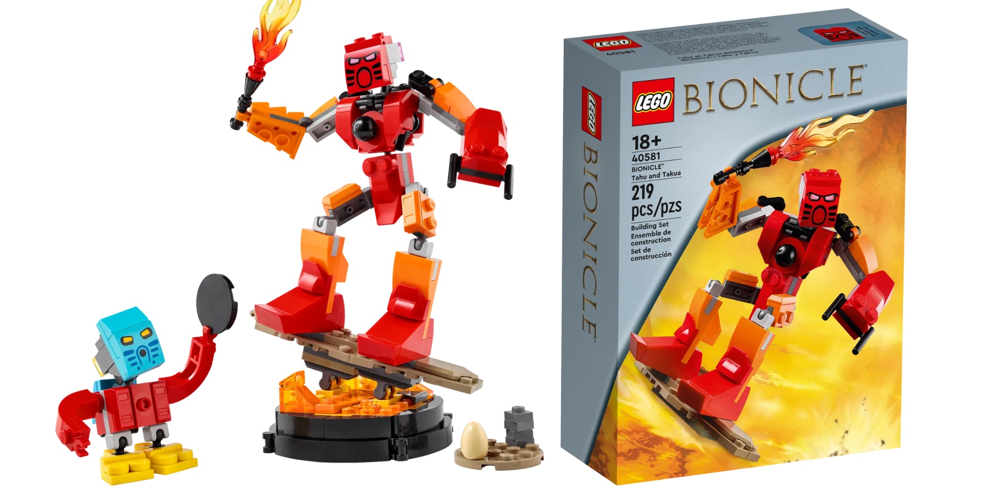 klippe beslag hørbar LEGO BIONICLE Tahu and Takua Gift With Purchase revealed!