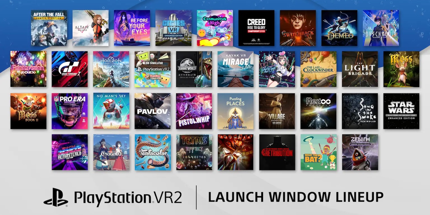 PS VR 2 games now confirmed for launch next month
