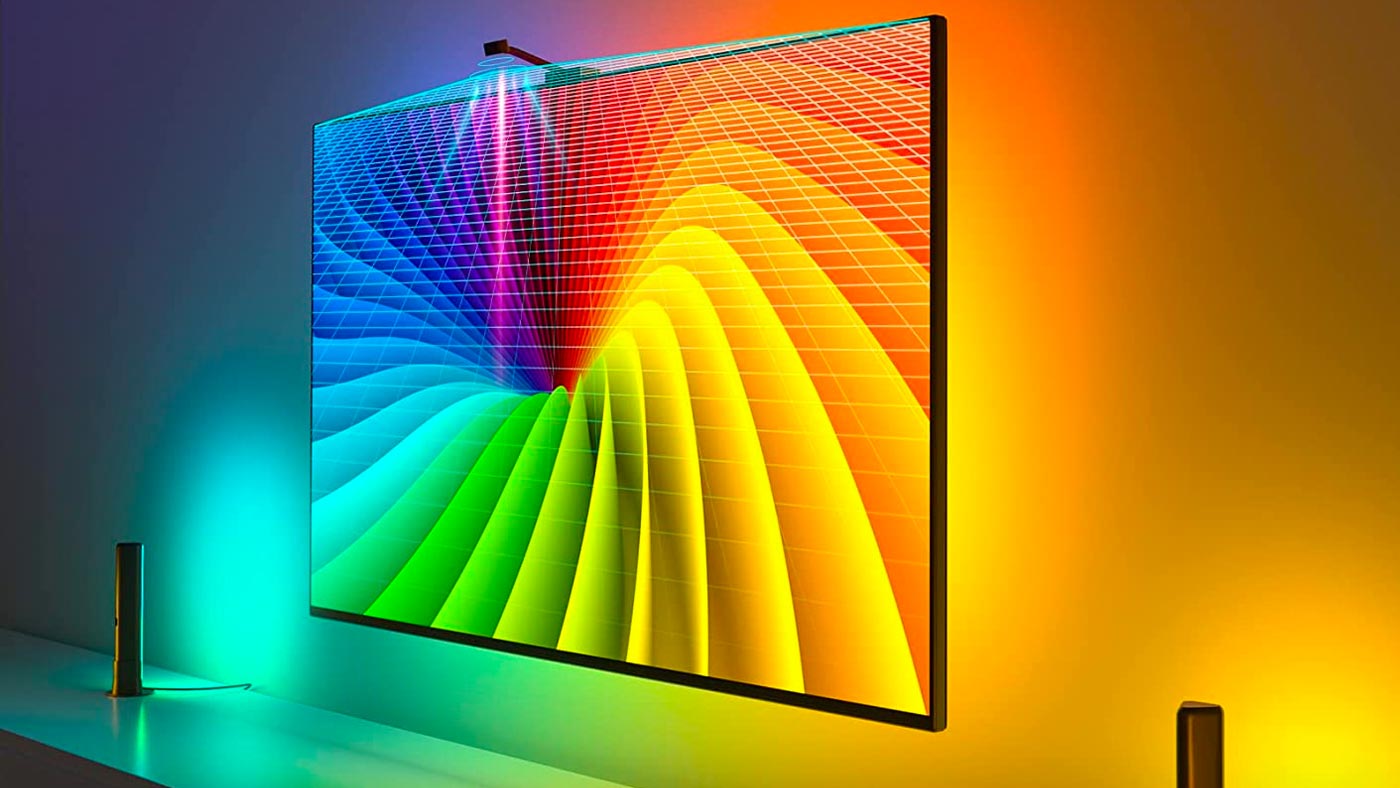 Govee's DreamView T1 Pro RGBIC TV bias light kit includes a camera at 110 (40 off), more