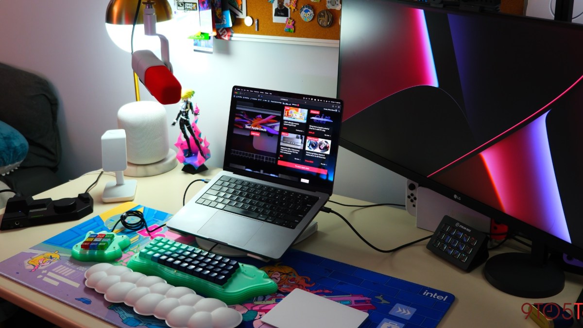 a desktop computer sitting on top of a desk