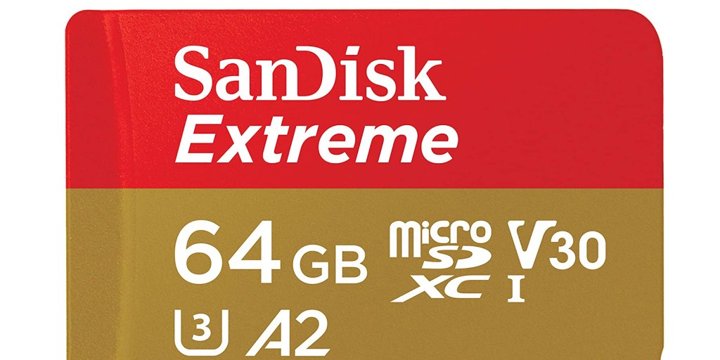 SanDisk 64GB Extreme microSDXC UHS-I Memory Card