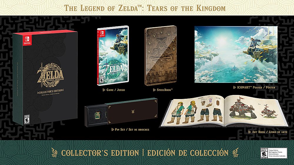 Zelda Tears of the Kingdom collectors