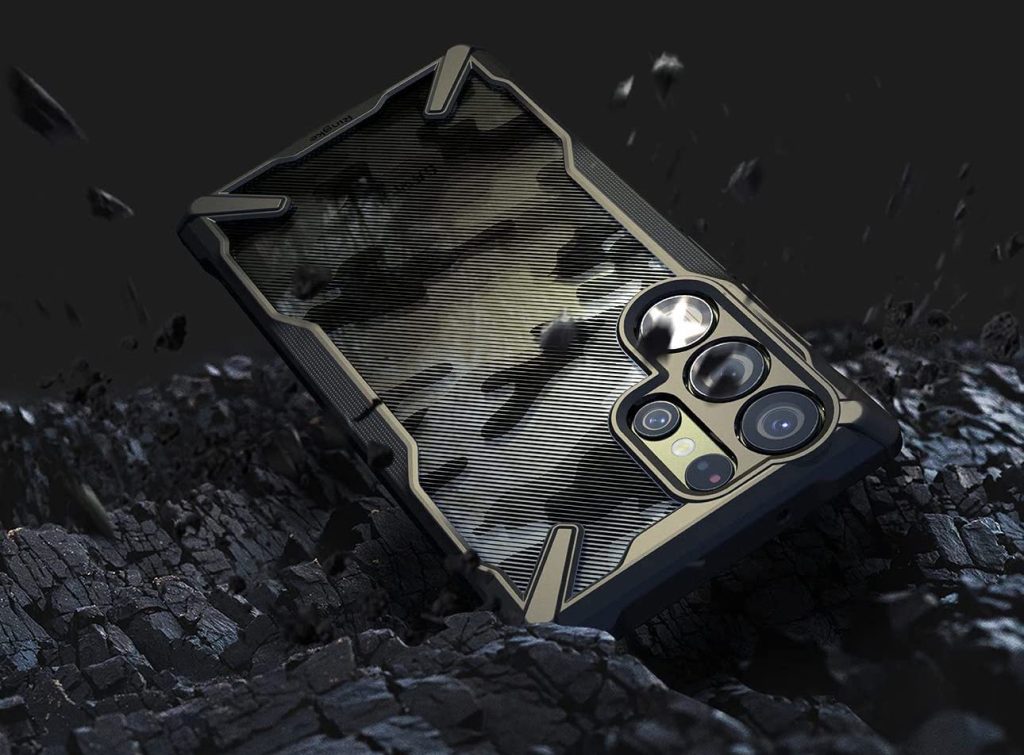 affordable Samsung Galaxy S23 cases from Ringke camo
