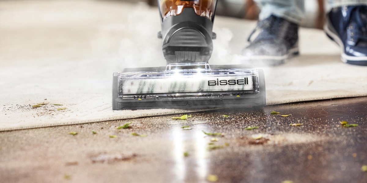 BISSELL CrossWave HydroSteam is perfect for spring messes