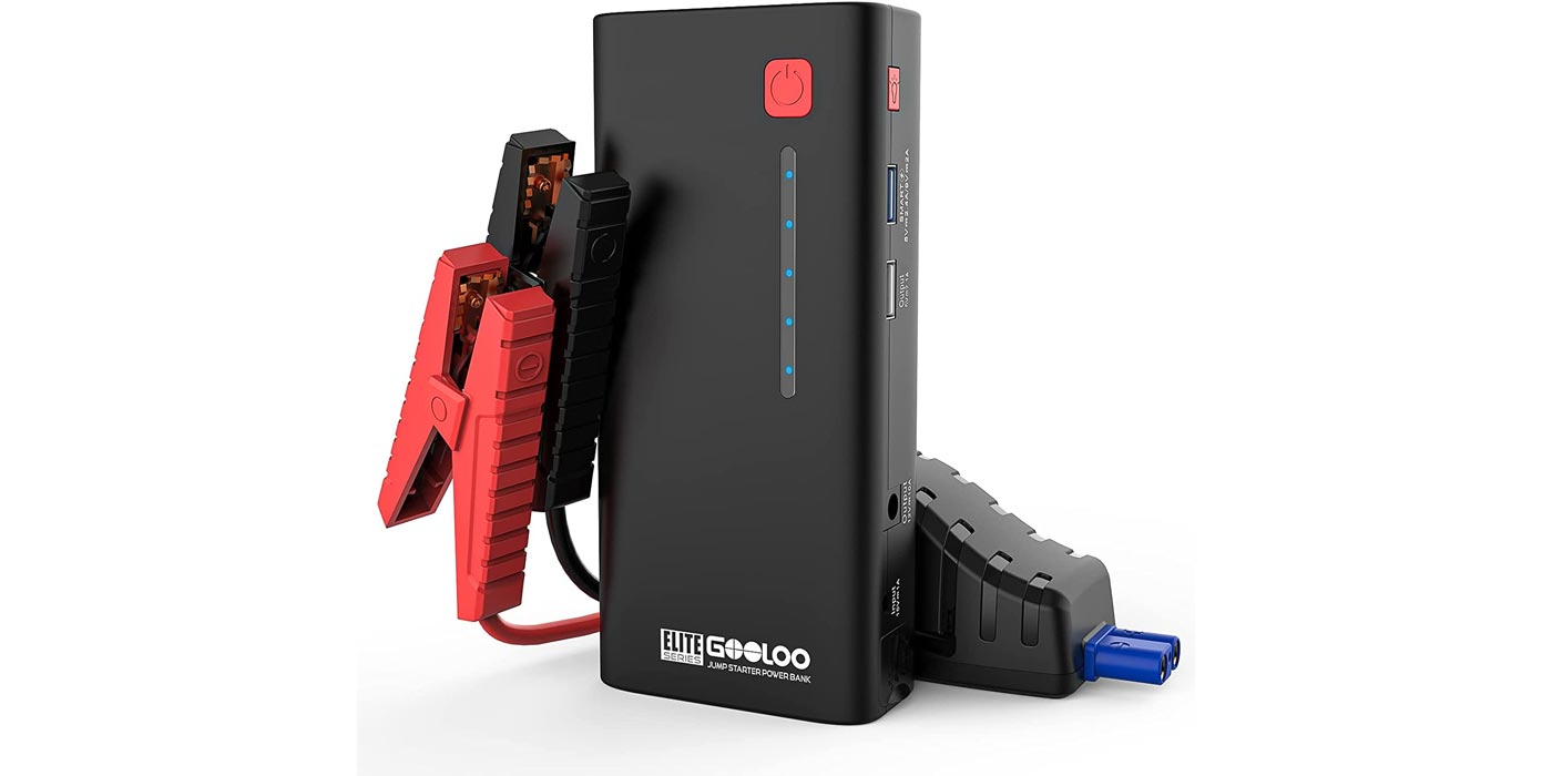 GOOLOO 1200A portable car jump starter is a must for upcoming road trip at  $50 (38% off)