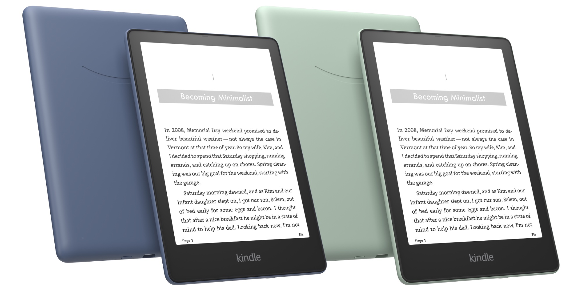 Amazon refreshes Kindle Paperwhite 5 ereader with new Denim and Agave