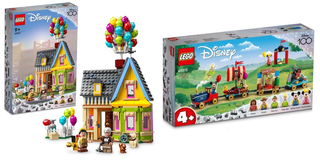 FIRST LOOK: LEGO Disney UP HOUSE and Train 2023 Sets! 