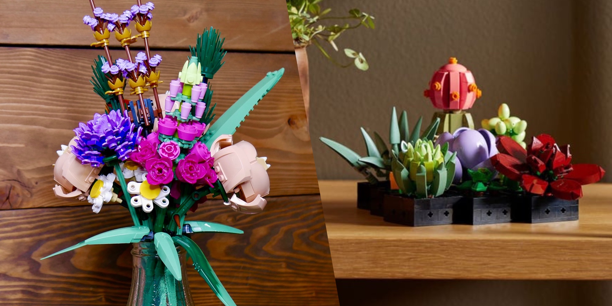 Gift LEGO's Succulents and Flower Bouquet sets for Valentine's Day from ...