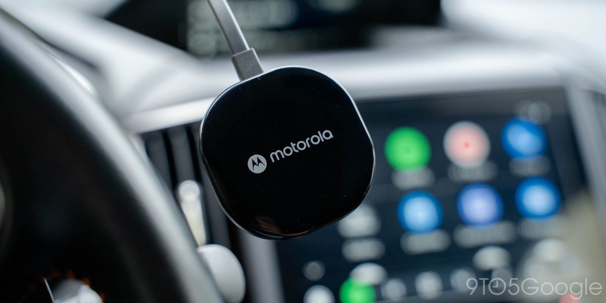 Motorola's popular MA1 wireless Android Auto adapter sees rare