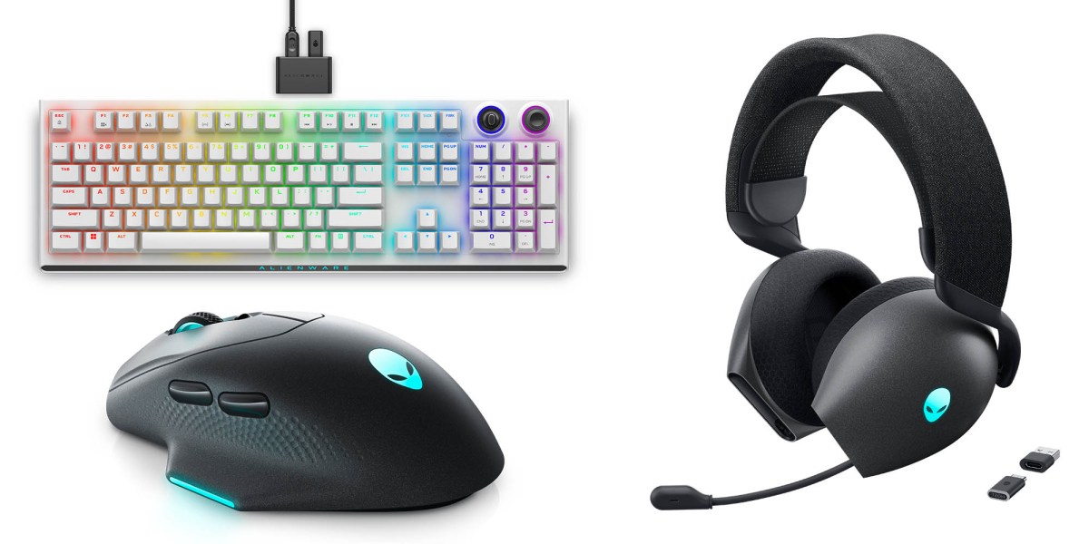 Alienware Wireless Gaming Keyboard and Gaming Mouse AW420K