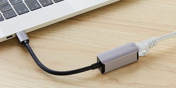 Amazon Basics Aluminum USB 3.1 Type-C to Gigabit Ethernet Adapter