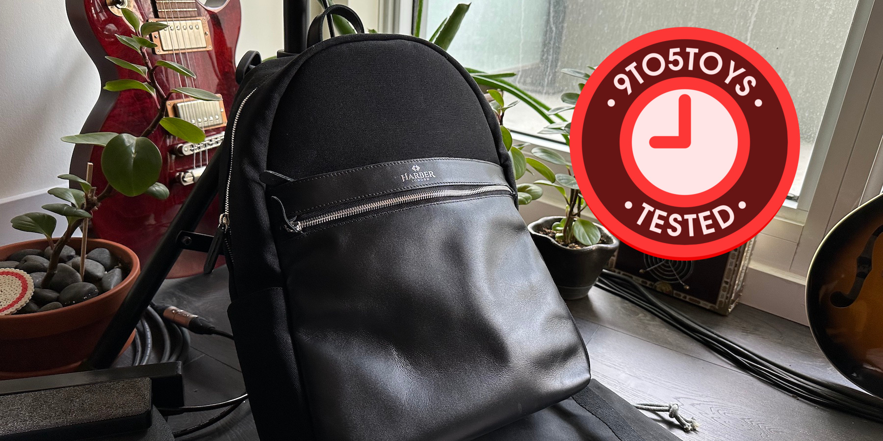 This previously owned high end designer backpack is a must have