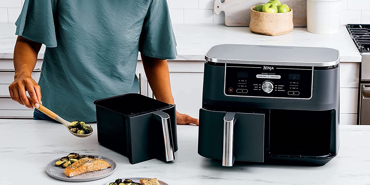 Save a ton on this refurbished Ninja 10-qt. Dual Zone Air Fryer at