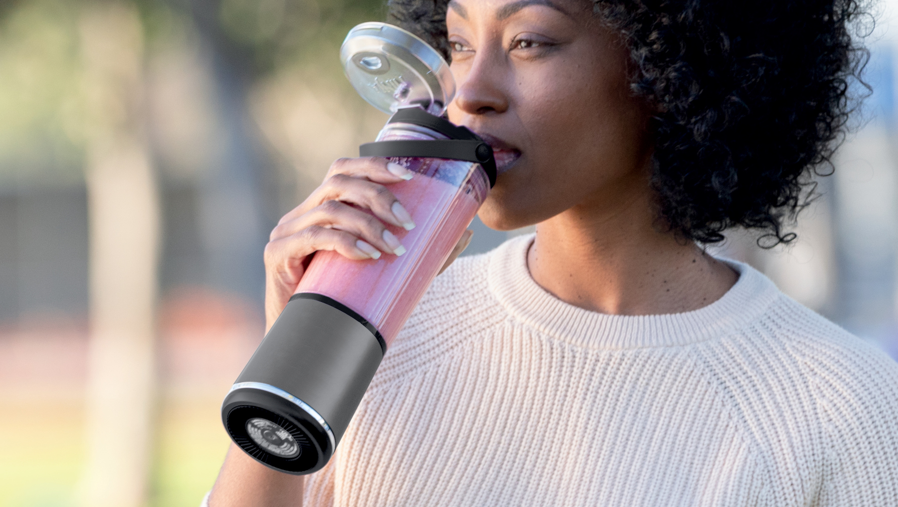 New cordless blender from Ninja Blasts through shakes anywhere