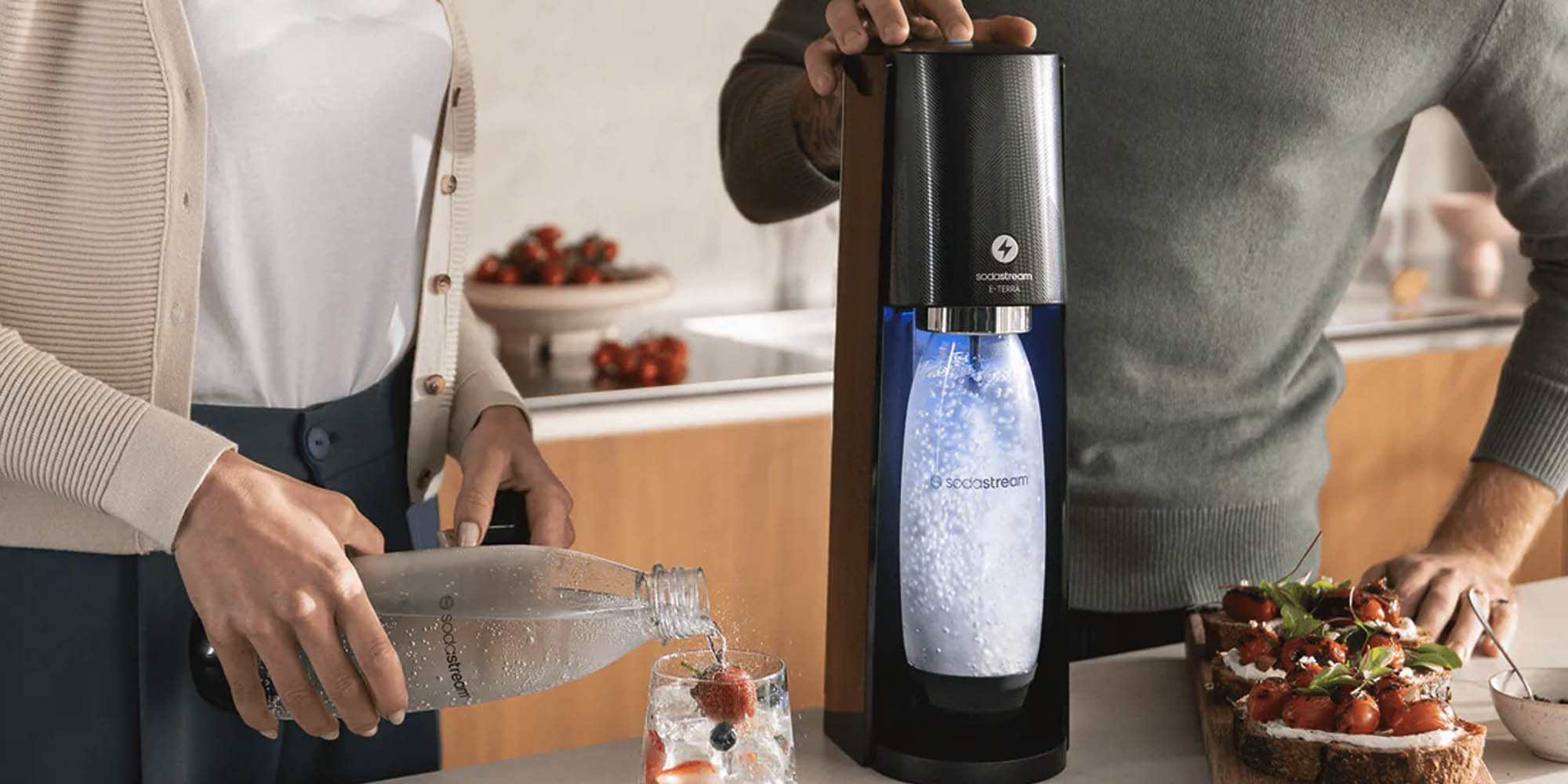 SodaStream’s ETERRA and EDUO inject carbonation electrically