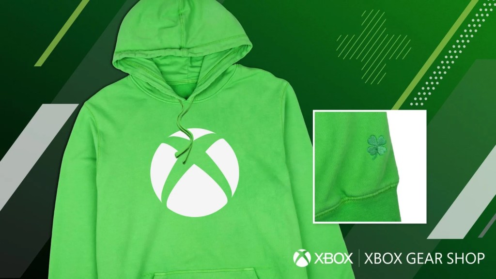 green Xbox controller hoodie