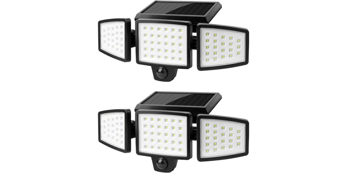 Illuminate Your Yard With A 2-pack Of Solar Flood Lights For $29, Today 