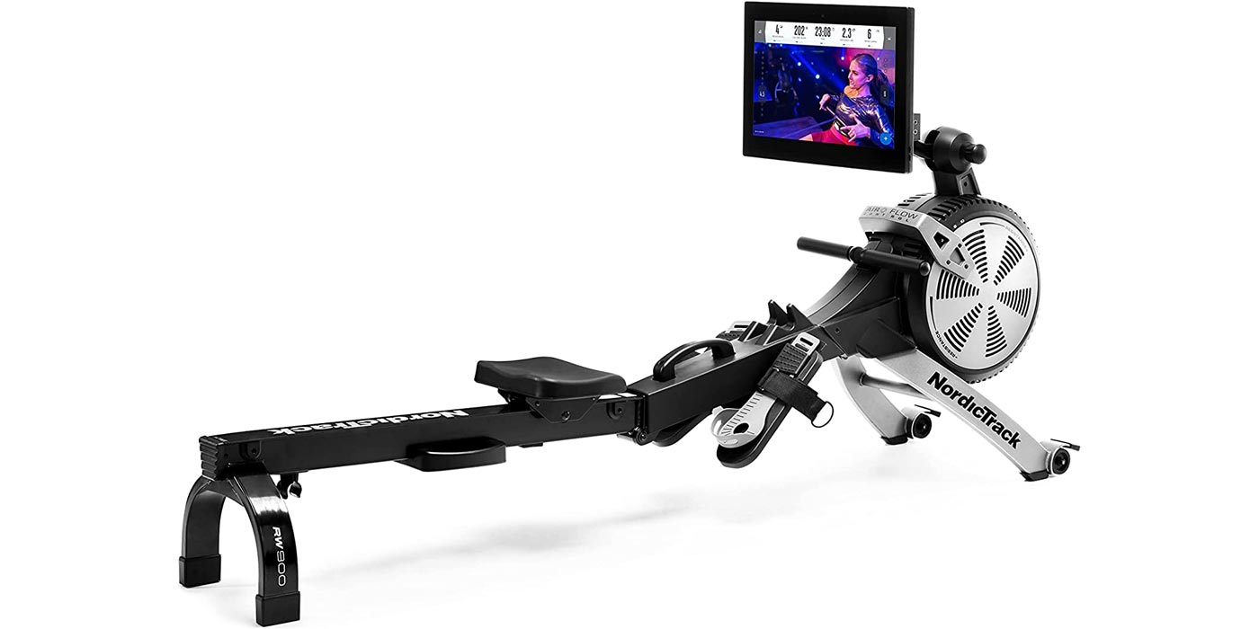 NordicTrack's rower uses a 22-inch touchscreen to connect you to ...