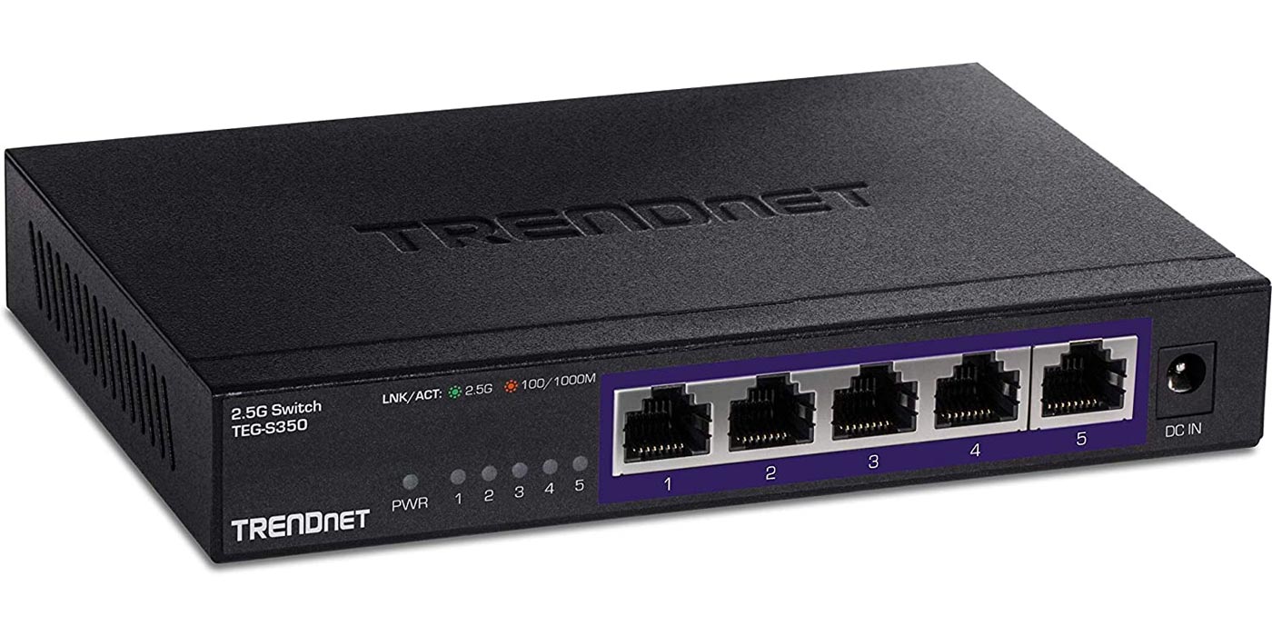 8-Port Multi-Gigabit 2.5Gbps Ethernet Network Unmanaged 2.5G Switch