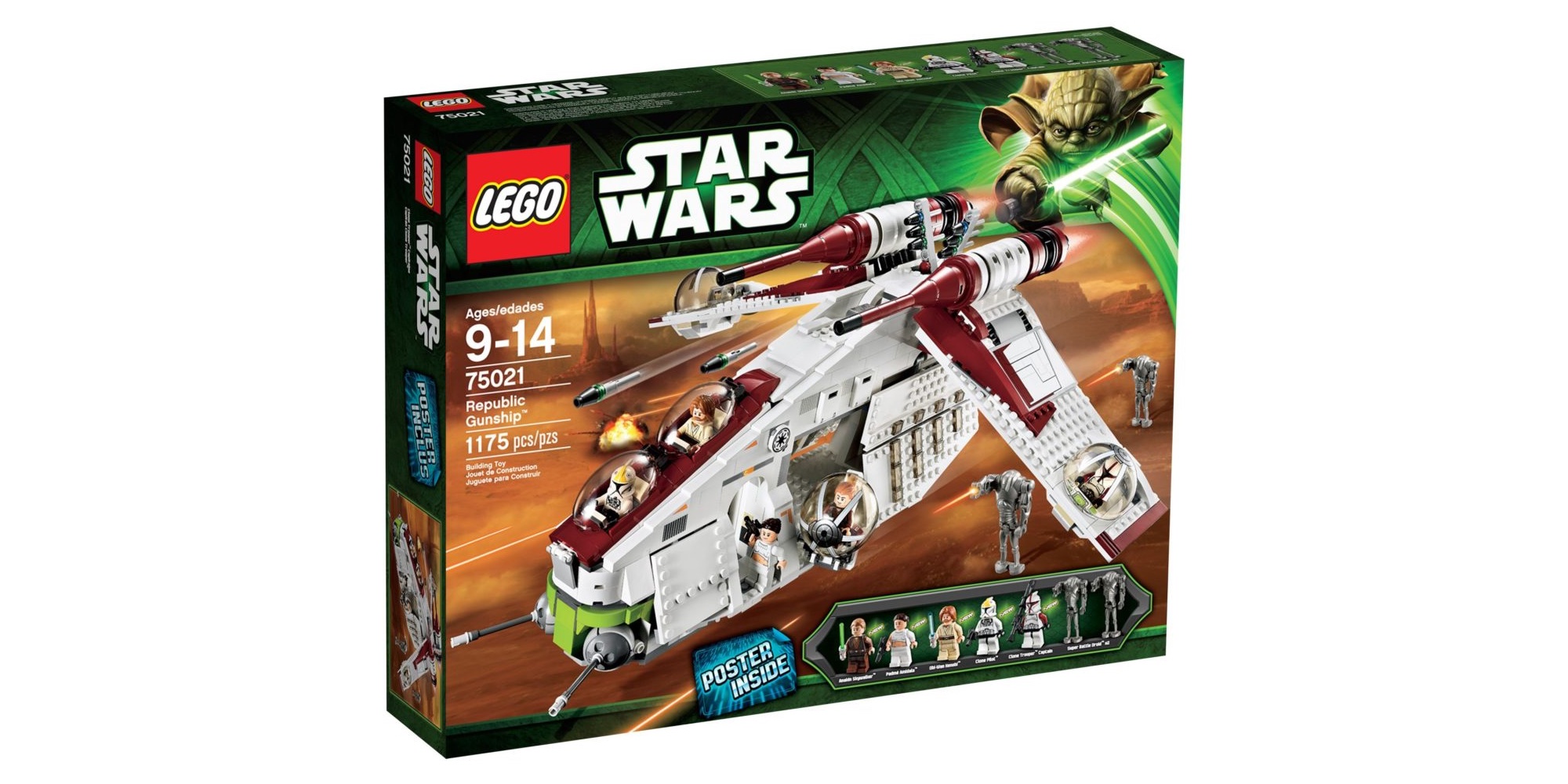 Lego star wars the best sale clone wars sets republic gunship