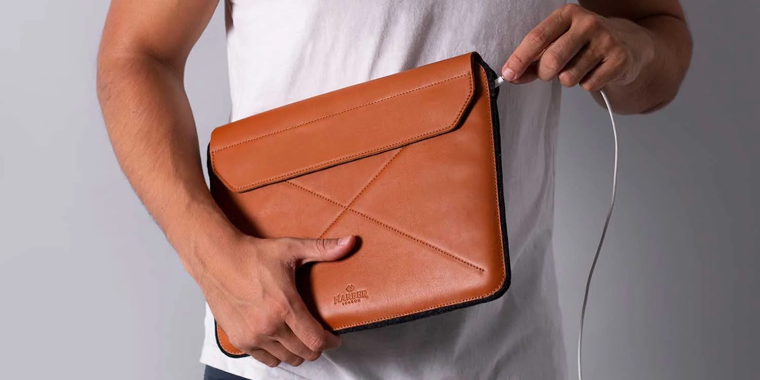 Harber London off: Gorgeous handmade leather MacBook bags, Apple accessories, more