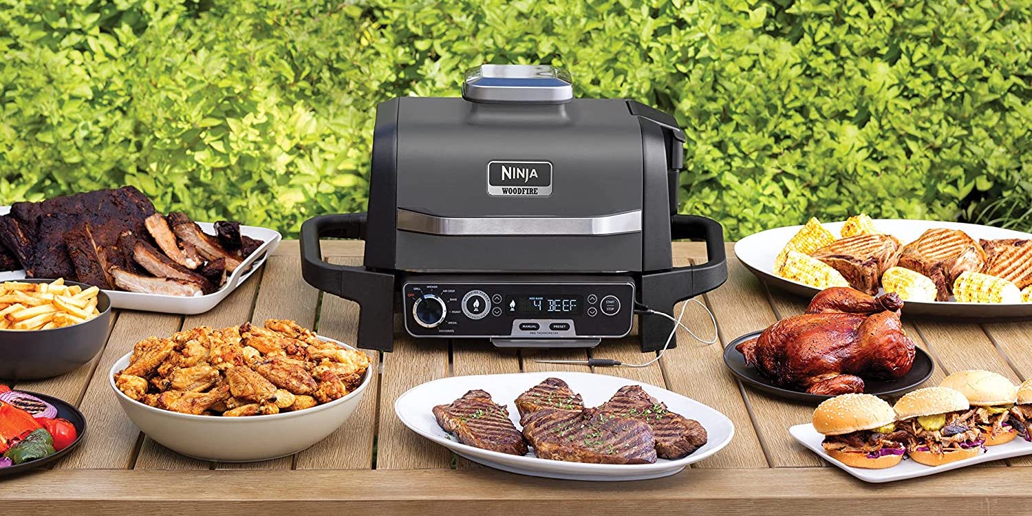 Ninja's 7-in-1 Woodfire grill, smoker, and air fryer: $180 refurb or ...