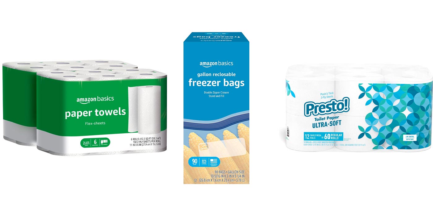 Basics Freezer Gallon Bags, 90 Count (Previously Solimo)