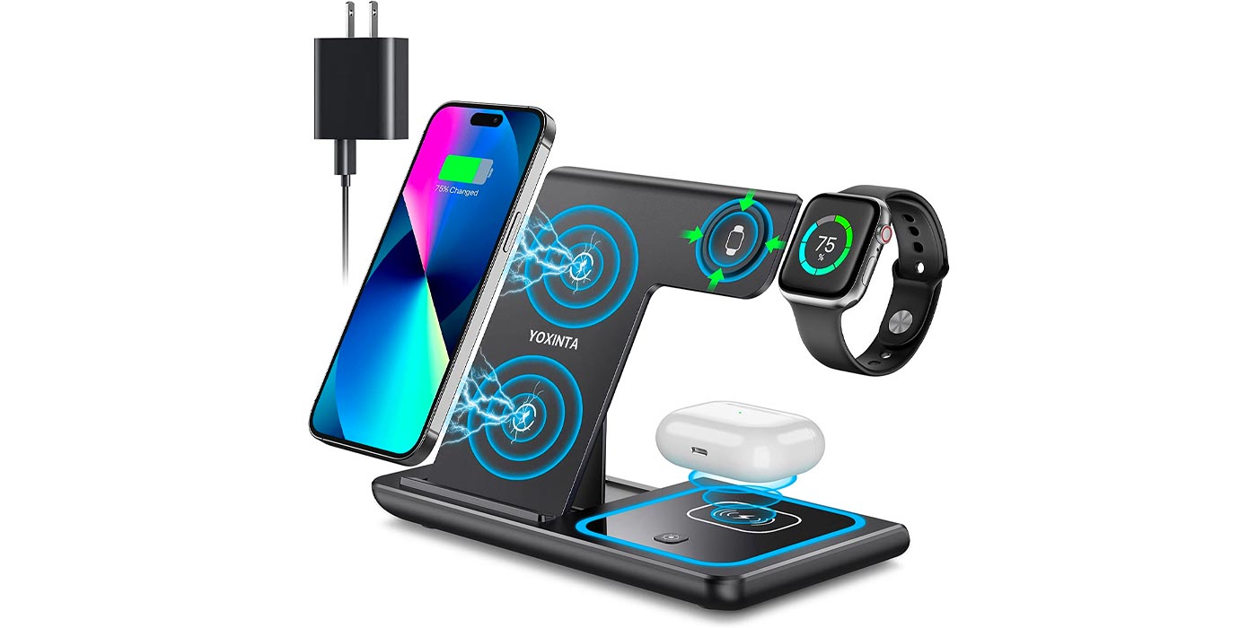 Smartphone Accessories: 3-in-1 7.5W iPhone Wireless Charging Station $15  (32% off), more