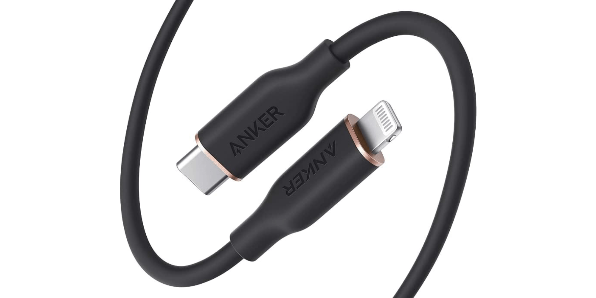 Anker's Powerline III Flow MFi Lightning and USBC cables on sale from