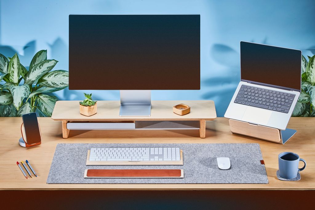 Here is the gorgeous new Grovemade Wood Laptop Riser