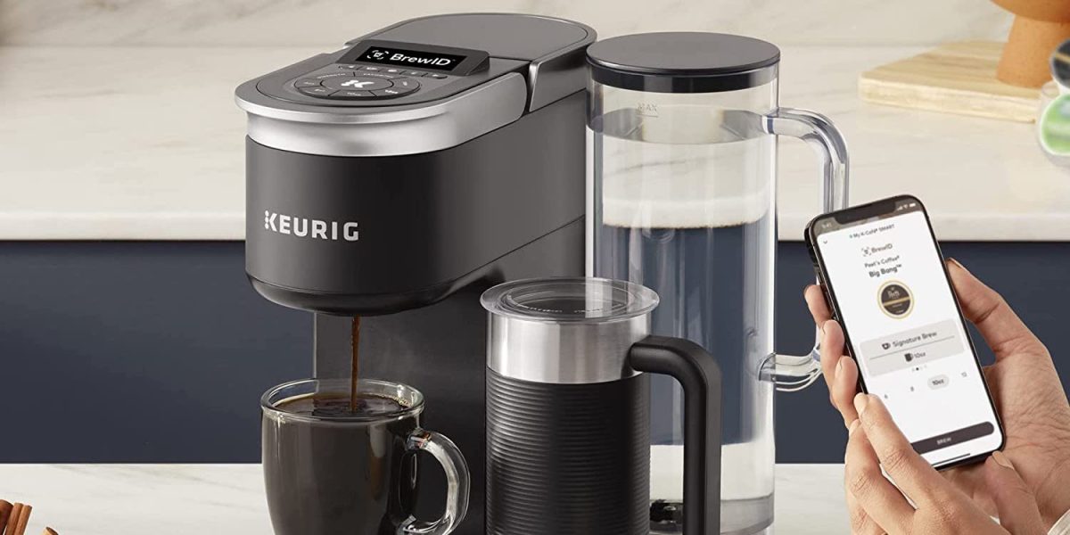 Keurig's WiFi KCafé SMART Single Serve Coffee Maker with frother now