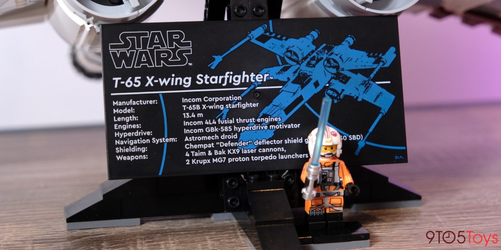 LEGO UCS X-Wing plaque