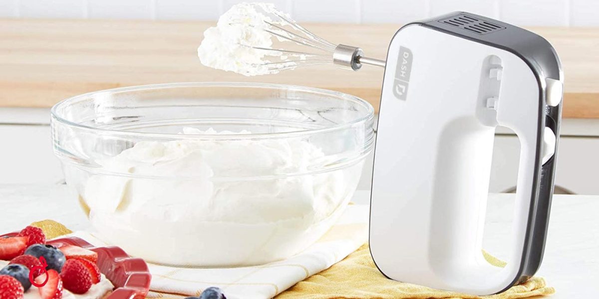 Dash's SmartStore Deluxe Electric Hand Mixer includes a milkshake attachment  at $20 low