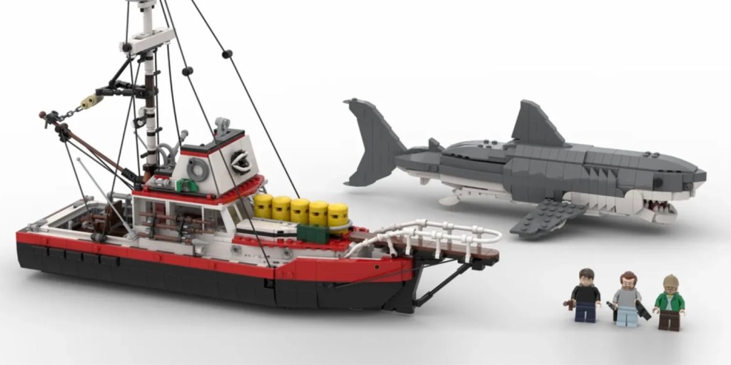 LEGO Jaws set arriving in 2024 as part of the Ideas theme
