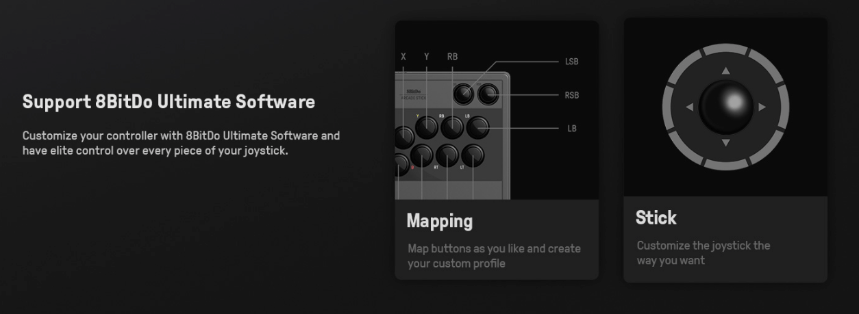 8bitdo Xbox Controller Map 8bitdo launches very first official Xbox Arcade Stick controller
