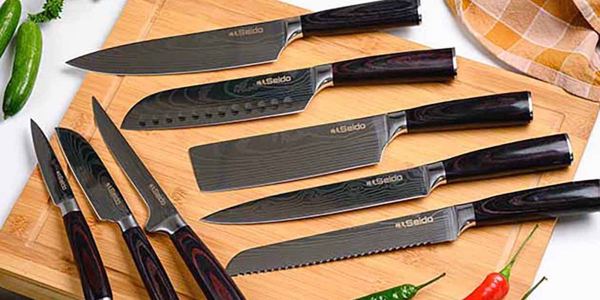 9-Piece SEIDO Master Chef Knife Block Set – Grandview Tradings Inc