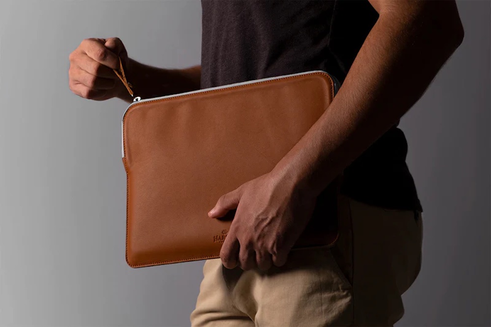  Londo Top Grain Leather Macbook Bag Laptop Sleeve for