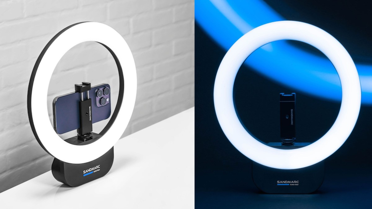 new wireless USB-C rechargeable ring light