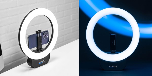 new wireless USB-C rechargeable ring light