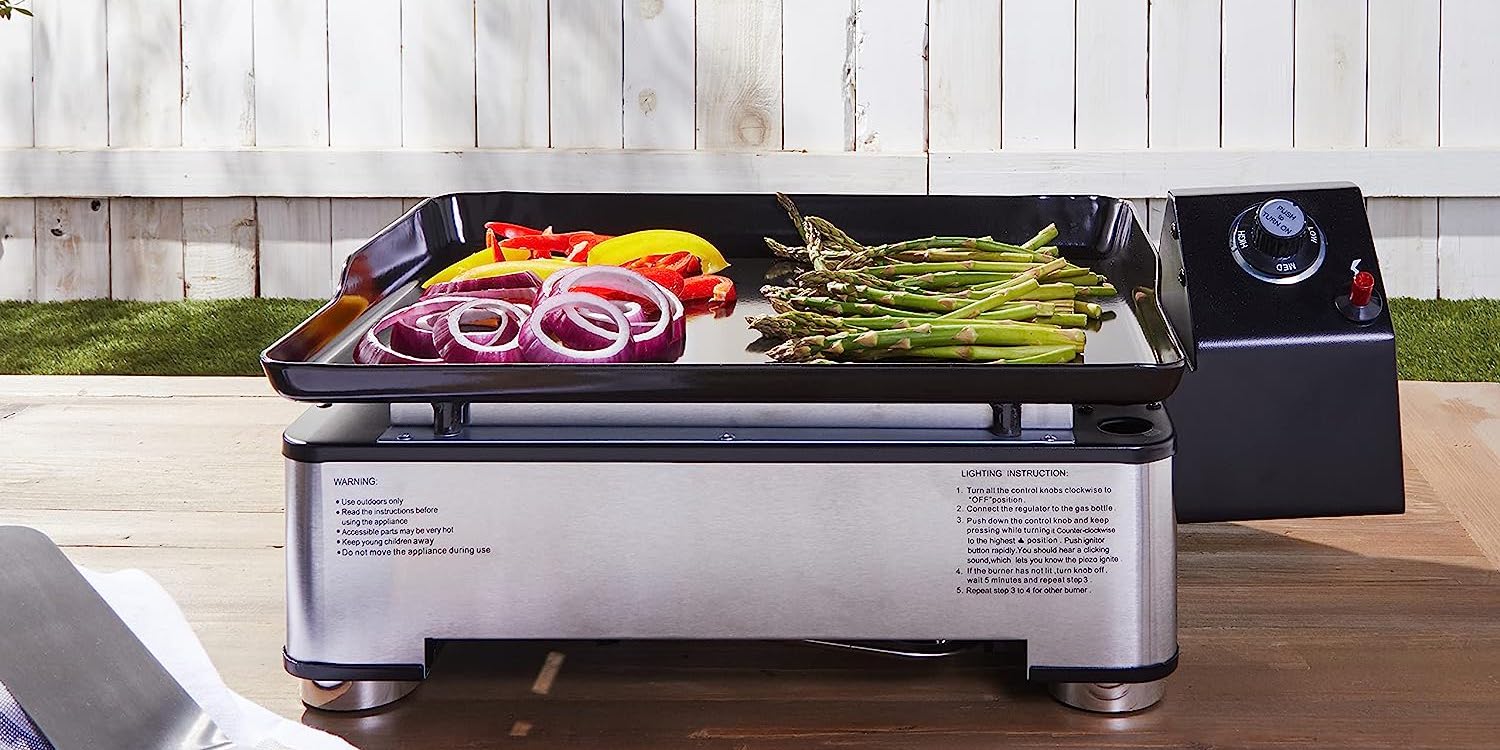 Pack up an 18inch portable Amazon gas griddle for day trips at the 55