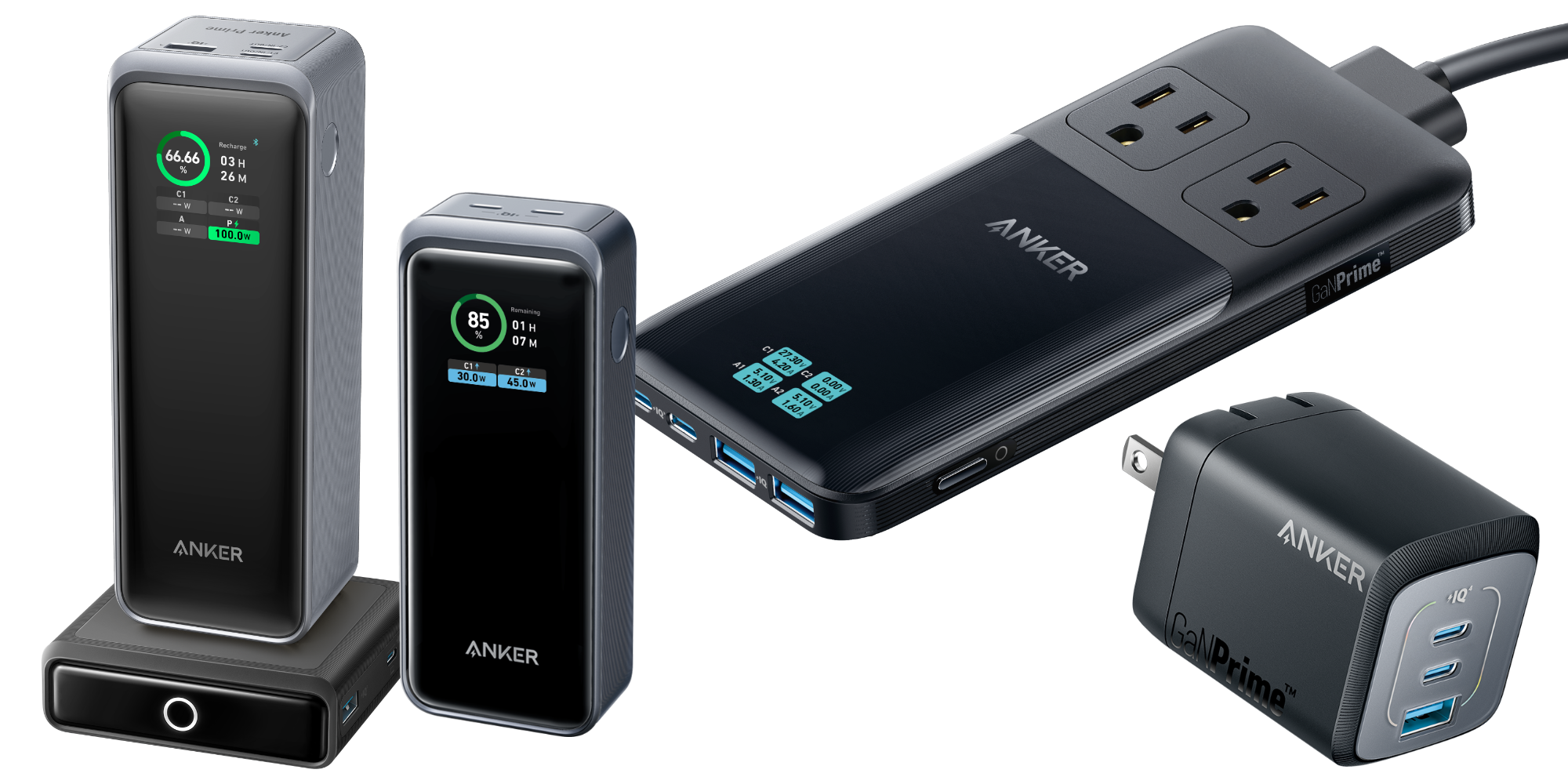 Anker's latest GaNPrime power products: A roundup of safe, fast