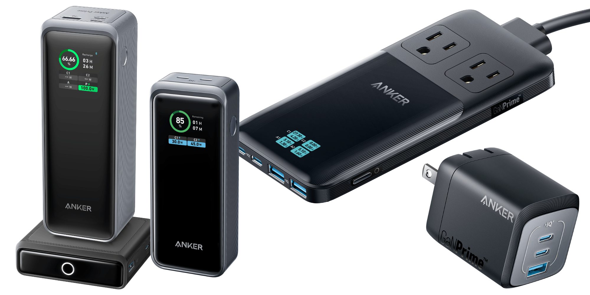 Anker Prime Chargers and Power Banks debut with GaN tech